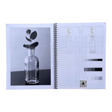 This is Not A Sketchbook, It's an Art Class Spiral-Bound Interactive Workbook Coloring Book for The Aspiring Artist (1pc) - Image 8