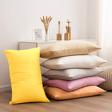 NTBAY Standard Pillowcase Set - 2 Pack Brushed Microfiber 20x26 Pillowcases - Soft, Wrinkle-Free, Fade-Resistant, Stain-Resistant, White Pillowcases with Envelope Closure - 20x26 Inches, White - Image 4