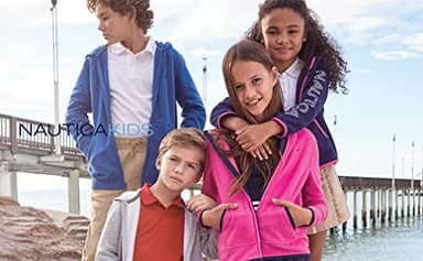 Nautica Boys' School Uniform Polar Fleece Zip-Up Hoodie, Open Red, X-Large(18/20) - Image 4