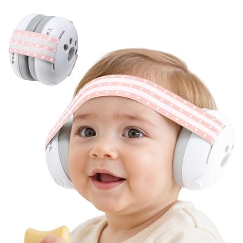 Yoofoss Baby Ear Muffs Noise Protection for Infant and Babies Up to 36 Months - Noise Cancelling Headphones for Ear Protection, Sleep, Travel Baby Essentials - Image 1