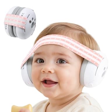 Yoofoss Baby Ear Muffs Noise Protection for Infant and Babies Up to 36 Months - Noise Cancelling Headphones for Ear Protection, Sleep, Travel Baby Essentials - Image 1