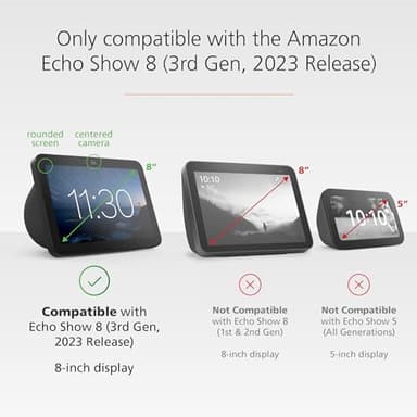 Made for Amazon Battery Base for Echo Show 8 (3rd Gen, 2023 release) - Image 3