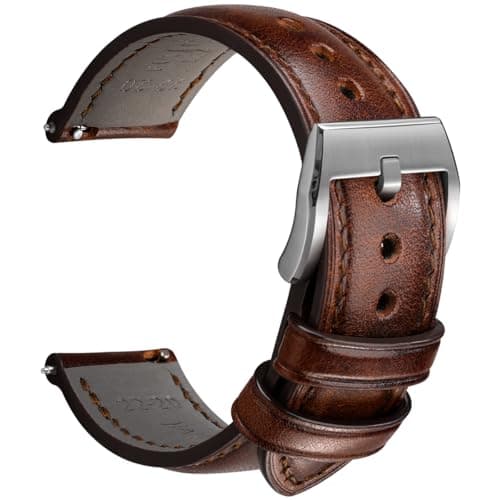 REZERO Leather Watch Bands, Handmade Quick Release Watch Straps, Luxury Full-Grain Vegetable-Tanned Leather Watch Bracelets, Sturdy & Wear-Resistant, Watch Band Replacements for Men 19/20/21/22/24mm - Image 1