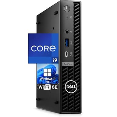 Dell OptiPlex 7020 Micro Computer, Intel Core i9-12900K, 64GB RAM, 2TB NVMe SSD, USB Type-C, Built-in-WiFi, BT, Display Port, HDMI, Windows 11 Pro, Black 7000 Desktop - Image 1