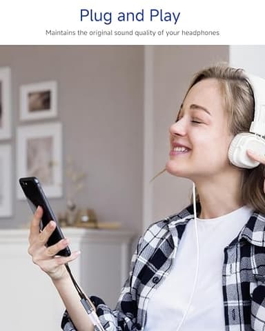 LERTOSEN USB C to 3.5mm Headphone and Charger Adapter,2 in 1 USB C to Aux Audio Jack with PD Fast Charging Dongle Cable Cord for iPhone 17 16 15 Pro Max,Samsung Galaxy S25 S24 S23 Pixel Ultra,iPad Pro - Image 7