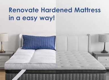 Marine Moon Twin XL Mattress Topper, Cooling Plush Bed Topper Soft Thick Pillow Top Mattress Toppers, 3 Inch Feather Down Alternative Pad Cover for College Dorm, Back Pain Relief, XL Twin 39" x 80" - Image 6