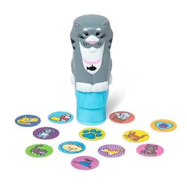 Melissa & Doug Sticker Wow!™ 24-Page Activity Pad and Sticker Stamper, 300 Stickers, Arts and Crafts Fidget Toy Collectible Character – Cat - for Kids Ages 3+ - FSC Certified - Image 5