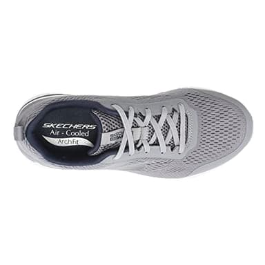 Skechers Men's Gowalk Arch Fit-Athletic Workout Walking Shoe with Air Cooled Foam Sneaker, Grey/Navy, 12 X-Wide - Image 8