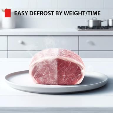 TOSHIBA ML4-EM22PAIT(SS) Countertop Microwave Oven with Sensor Cook, 6 Auto Menus, Origin Inverter, Child Lock, 2.2 Cu Ft for Large Family, 16.5 Inch Removable Turntable, 1200W, Stainless Steel - Image 7