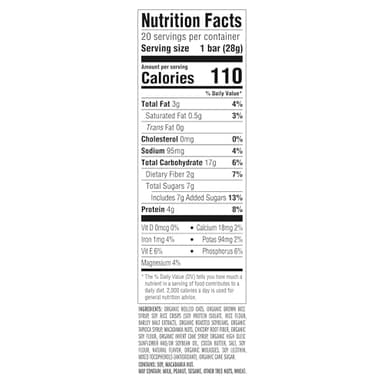 CLIF BAR Minis - White Chocolate Macadamia Nut Flavor - Made with Organic Oats - 4g Protein - Non-GMO - Plant Based - Snack-Size Energy Bars - 0.99 oz. (20 Pack) - Image 6