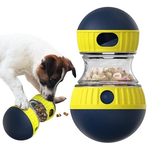 TLKNG Large Size Dog Enrichment Toy for Small/Medium Breed Dogs Treat Dispenser Ball Puppy Cognitive Toys Interactive Stimulating Game Food Dispensing Balls Puzzles Feeder Indoor Gift