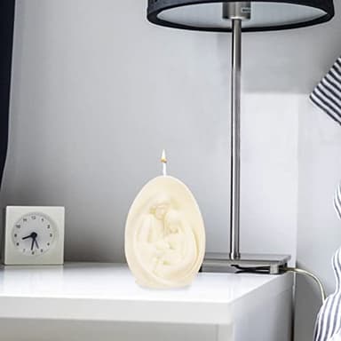 Nativity Scene Candle Mold - Resin Casting Silicone Molds for Home Decor & Candle Making Wave Spiral Mold - Image 6