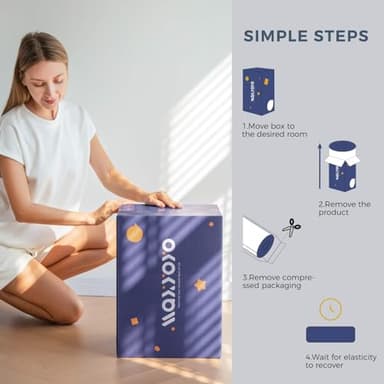 MAXYOYO Futon Mattress, Padded Japanese Floor Mattress Quilted Bed Mattress Topper, Extra Thick Folding Sleeping Pad Breathable Floor Lounger Guest Bed for Camping Couch, Black, Queen Size - Image 6