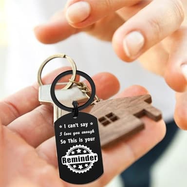 EE&YU Driver Safe Keychain for Son Daughter - New Driver Reminder Gifts from Love Mom Dad, Mental Health Gifts for Teen Boys Girls - Image 7