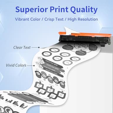 210X Black Toner Cartridge 2 Pack High Yield (with Chip) Compatible Replacement for HP 210X 210A for Color Laserjet Pro MFP 4301fdw 4301fdn Pro 4201dw 4201dn Series Printer Ink W2100X W2100A - Image 4