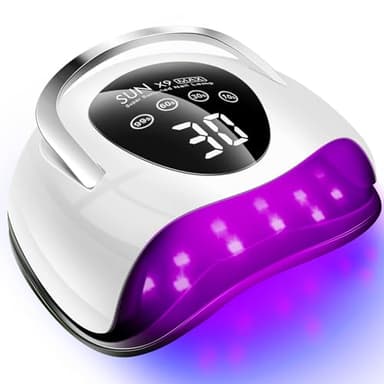 LadyMisty 220W LED UV Light Dryer for Nails Gel Polish with 57 Lamp Beads 4 Timer Setting & LCD Touch Display Screen, Auto Sensor, Professional Nail Light - Image 1