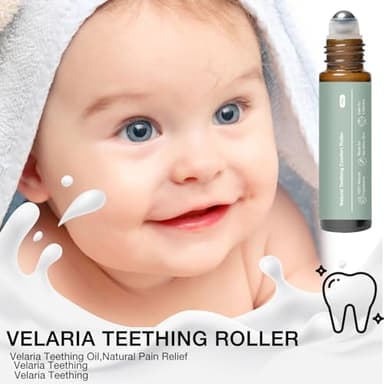 3Pcs Mamas Teether: Baby Teething Oil Roller,Natural Gentle Teething Relief Roller,Teething Roller,Teething Roller All Natural for Baby - Image 2
