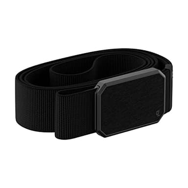 Groove Life Groove Belt Black/Black - Men's Stretch Nylon Belt with Magnetic Aluminum Buckle, Lifetime Coverage - Medium (33-36") - Image 8