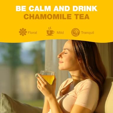 HANDPICK, Organic Chamomile Tea Bags (100 Herbal Tea Bags) Caffeine Free| Premium Floral Chamomile Herbal Tea in Eco-Conscious Teabags | Direct from Source - Image 6