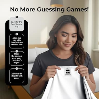 Utopia Bedding King Fitted Sheet - Bottom Sheet - Deep Pocket - Comfy Microfiber - Easy Care -1 Fitted Sheet Only (White) - Image 5