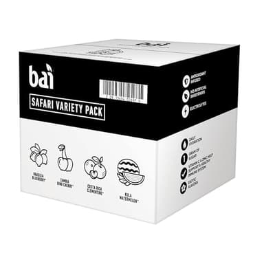 Bai Flavors Variety Pack, Antioxidant Infused Water Beverage, with Vitamin C and No Artificial Sweeteners, 18 fl oz bottles, 12 pack - Image 8