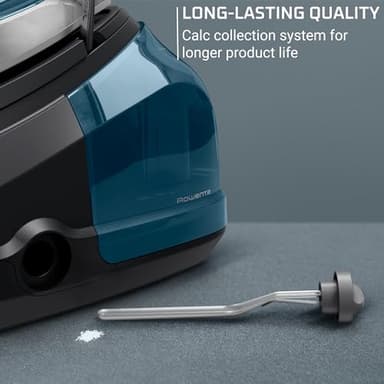 Rowenta, Iron, Stainless Steel Soleplate Professional Steam Station for Clothes, 1.1L Removable Tank, Fast Heat Up, 1800 Watts, Blue Clothes Iron, DG8624 - Image 5