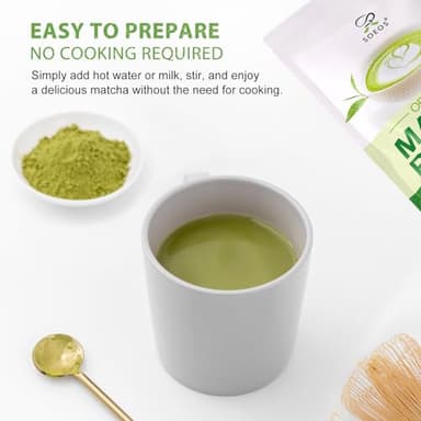 Soeos Organic Matcha Powder, Matcha Green Tea Powder, 2 oz (2 Pack), Total 4 oz, Antioxidant-Rich Japanese Matcha for Lattes, Smoothies and Baking, Recyclable Bags - Image 8