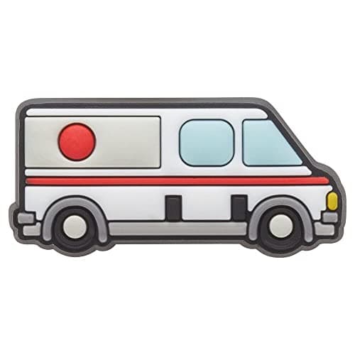 Crocs Girls and Teens Cute Collection Multi Packs Charms for Kids’ Shoes – Medium Width – Single Size Ambulance One Size Medium - Image 1