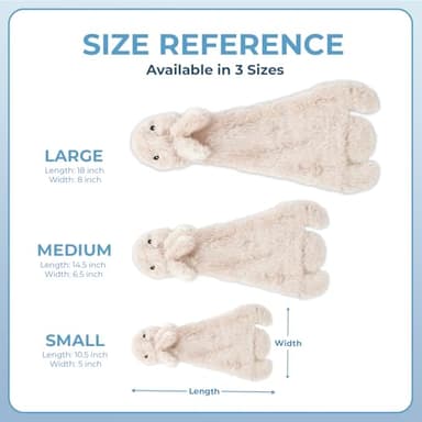 Best Pet Supplies 2-in-1 Stuffless Squeaky Dog Toys with Soft, Durable Fabric for Small, Medium, and Large Pets, No Stuffing for Indoor Play, Supports Active Biting and Play - 4 Figures, Small - Image 5