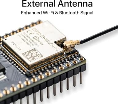 LONELY BINARY ESP32-S3 Gold Edition Dev Board - 16MB Flash 8MB PSRAM Dual USB-C IPEX Antenna WiFi Bluetooth for Arduino IoT Projects, MicroPython & ESP-IDF N16R8 (16MB +Antenna Gold Edition) - Image 5