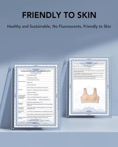 SALIA GIRL Training Bras for Girls 8-10 Sports Seamless Bra with Removable Padding Bras, Small - Image 6