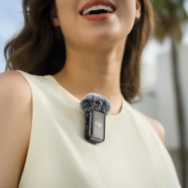 DJI Mic 2 Transmitter (Shadow Black), Wireless Microphone with Intelligent Noise Cancelling, 14-Hour Internal Recording, 6-Hour Battery, Magnetic Attachment, Bluetooth Microphone, YouTube, Vlogs - Image 7