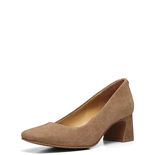 NYDJ Women's Fay Kid Suede Pump, Mink, 8.5 - Image 1