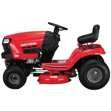 Craftsman 36" Gas Riding Lawn Mower with 11.5 HP* Briggs and Stratton Single-Cylinder Engine, Gas Lawn Tractor with 7-Speed Transmission, Red/Black - Image 3