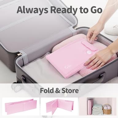 Bella’s Friends Baby Collapsible Bathtub, Travel Bath Tub for Baby, Foldable and Portable, Easy Storage, Reinforced Structure, Lightweight, Travel Essentials for 6M-3Y Infant Toddler, Pink - Image 4