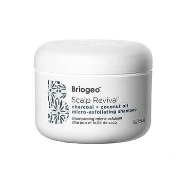 Briogeo Scalp Revival Charcoal + Coconut Oil Micro-Exfoliating Shampoo, Treatment for Dry & Itchy Scalp, Clarifying Shampoo for Build Up, Scalp Scrub for Oily Scalp, Vegan, Cruelty-Free, 8 fl oz - Image 1