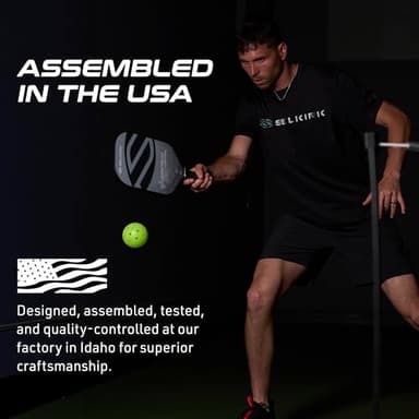 Selkirk Sport Amped Control Pickleball Paddle | Assembled in The USA | Next-Gen FiberFlex+ Face & Ultra Durable Spin Coating | 16mm X5 Core for Unrivaled Precision & Control | Epic Midweight Gray - Image 4