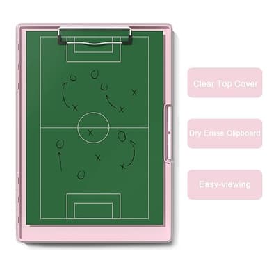 Hongri Clipboard with Storage, Pink 8.5 x 11 Folder Nursing Side Opening, Heavy Duty with Dual Compartment, Smooth Writing for Teachers, Classroom, Size 13.3 x 9.4 x 1.5 in, Office & School Supplies - Image 5