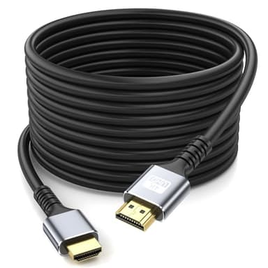 looyotul 4k Hdmi Cable 40ft Ultra High Speed HDMI 2.0 Cable 4K@60Hz 18gbps Gold Plated Connector 3D ARC Ethernet HDMI Cord for HDTV Monitor Laptop Roku TV Xbox PS4/PS5(Silvery) ﻿ - Image 1