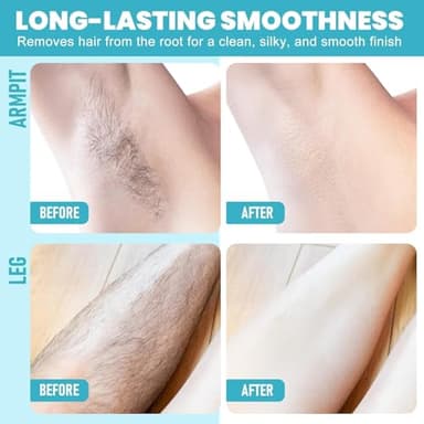 Wax Strips for Hair Removal for Women and Men 60 Counts – 40 Body 20 Facial Strips for Face, Arms, Legs, Underarms – Facial Wax Strips for Women - Image 6