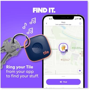 Tile by Life360 Mate - Bluetooth Tracker, Keys Finder and Item Locator for Keys, Bags and More. Phone Finder. Both iOS and Android Compatible. 1-Pack (Green Surf) - Image 3