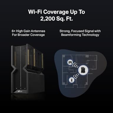 TP-Link Tri-Band BE15000 WiFi 7 Router Archer BE700 | 8-Stream 15Gbps | 1×10G+1×2.5G+2×1G Ports, USB 3.0 | 6 Internal Antennas | VPN Clients & Server | Easy-Mesh, MLO, Private IOT, Free Expert Support - Image 6