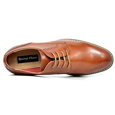 Bruno Marc Men's Leather Lined Dress Oxfords Shoes,Size 13W,Brown,PRINCEWIDE-16 - Image 3