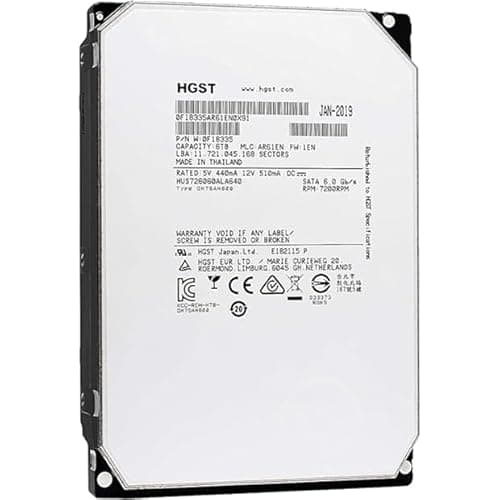 HGST HUS726060ALA640 3.5" 6TB 7200RPM SATA Enterprise HDD (HDD), Silver (Renewed) - Image 1