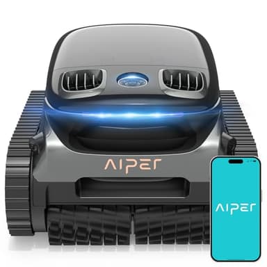 AIPER Scuba S1 Pro Cordless Robotic Pool Cleaner, Horizontal Waterline Cleaning, Smart Navigation, 180-Min Battery Life, Ideal for In-Ground Pools up to 2,150 Sq.ft (Renewed-Good) - Image 1