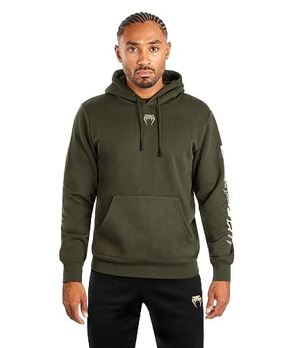 Venum Men's Standard UFC Adrenaline Fight Week Pullover Hoodie Green - Image 1