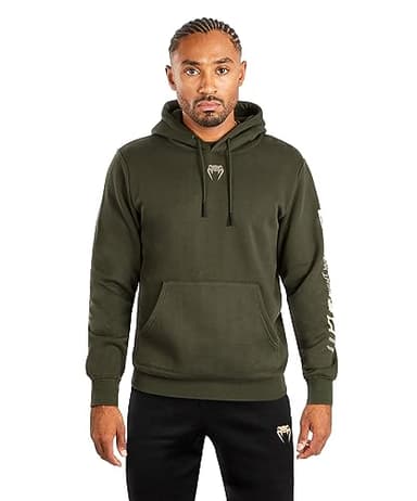 Venum Men's Standard UFC Adrenaline Fight Week Pullover Hoodie Green - Image 1