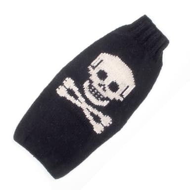Chilly Dog Black Skull Sweater (X-Large) - Image 2