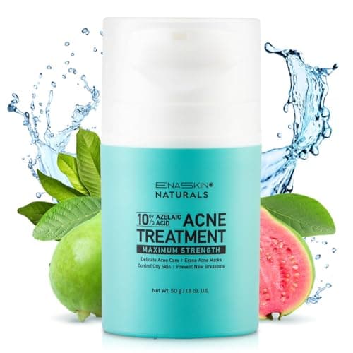 Acne Pimple Spot Treatment Cream: Cystic Hormonal Blackheads Blemish Breakouts for Face, Back and Body - 10% Azelaic Acid & Salicylic Acid - Teens-Adults, 1.8 oz - Image 1