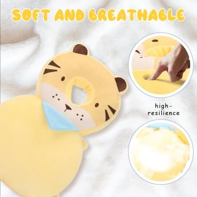 Baby Head Protection Backpack - Soft & Comfortable, Cute Cartoon Design, Cute-Tiger - Image 2
